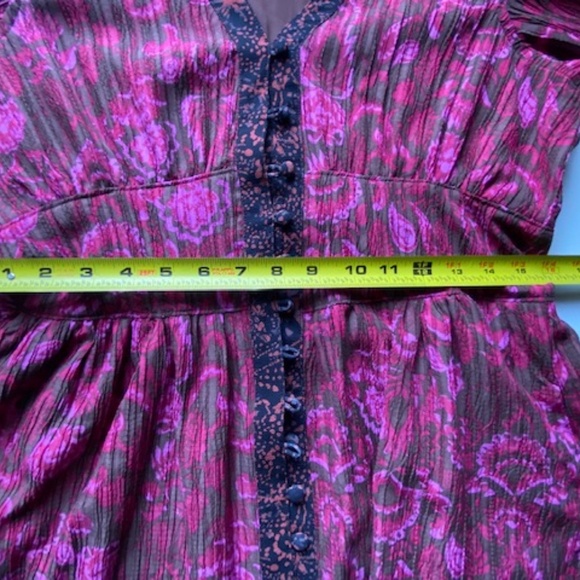 Sam Edelman Ramsey V-Neck Floral Maxi Dress Size Large - Picture 14 of 15